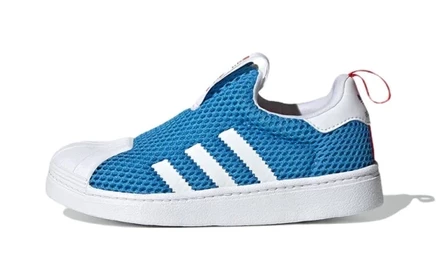 Детские кеды Adidas Originals Superstar 360, сине-белые