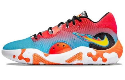 Мужские Nike PG 6 Hot Wheels, красно-сине-оранжевые
