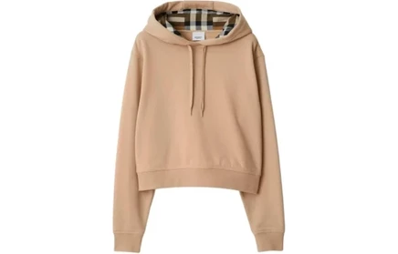 Женский свитшот Burberry SS24, желто-коричневый