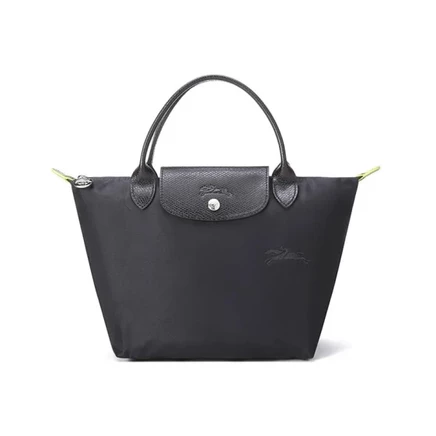 Женская сумка Longchamp Le Pliage Green, черная