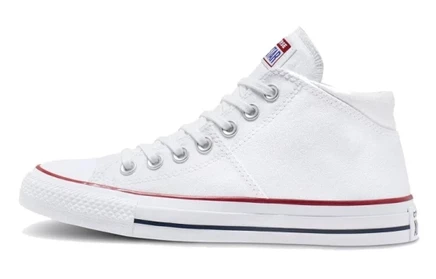 Женские кеды Converse Chuck Taylor Madison Mid, белые
