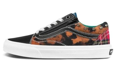 Мужские кеды Vans Old Skool, коричнево-черные