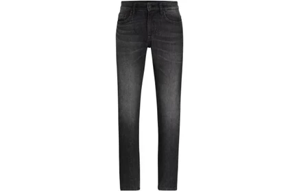 Мужские джинсы Hugo Boss Slim Fit, черные