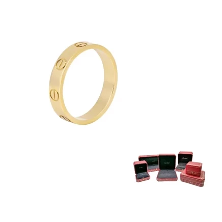 Кольцо Cartier Love, малое, золото 18 карат