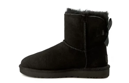 Женские угги UGG Mini Bailey Bow II, черные