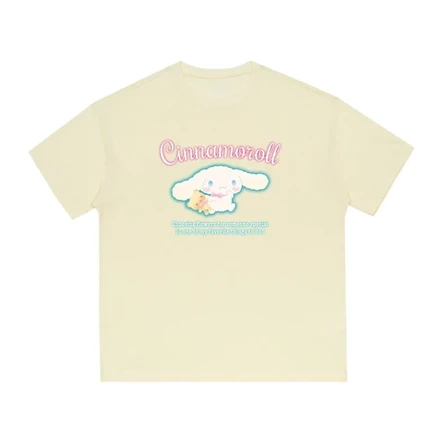 Футболка унисекс Sanrio Cinnamoroll, оранжевая