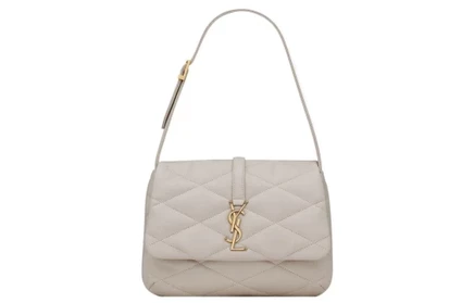 Женская сумка на плечо Yves Saint Laurent LE57, овчина, белая