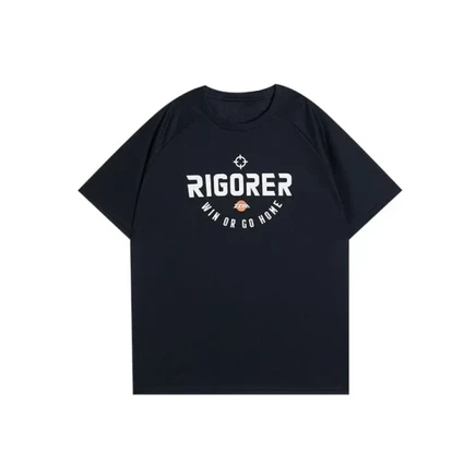Унисекс быстросохнущая футболка Rigorer, черная