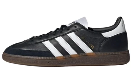 Кроссовки Adidas Handball Spezial, черно-бело-карамельные