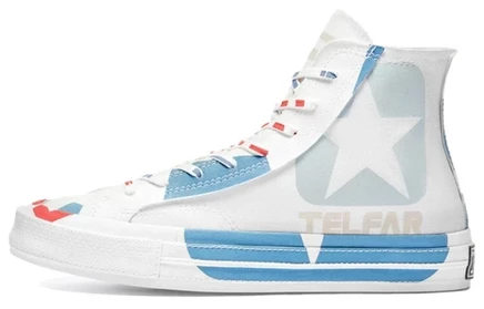 Мужские высокие кеды Converse Chuck 70 Telfar, бело-синие
