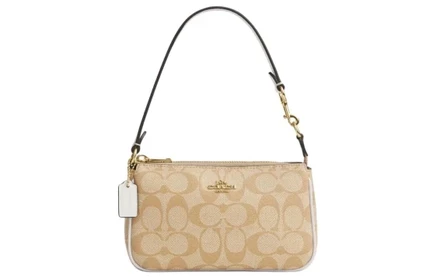 Женская сумка Coach Nolita из ПВХ, цвета хаки