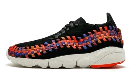 Мужские кроссовки Nike Air Footscape Woven, черно-радужные