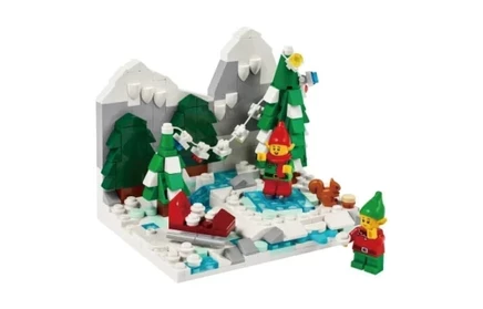 Конструктор LEGO «Зимняя сцена с эльфами»