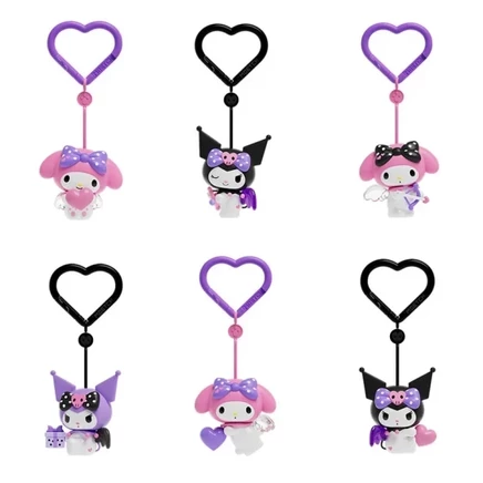 Подвеска на сумку Moetch x Sanrio Kuromi и My Melody