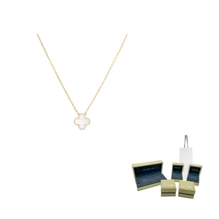 Колье Van Cleef & Arpels Alhambra, желтое золото
