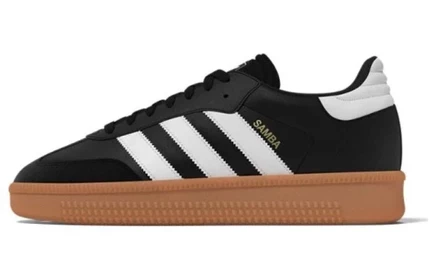 Мужские кеды Adidas Samba, черно-белые