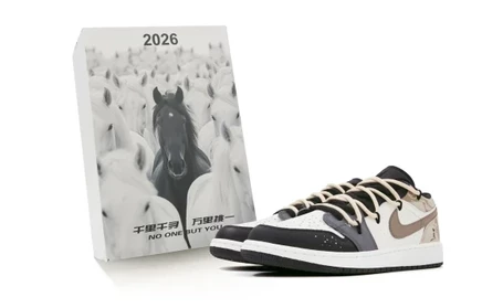 Унисекс кроссовки Jordan Air Jordan 1 Low, черно-коричневые