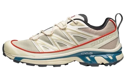 Мужские кроссовки Salomon XT-6, бежево-бело-синие