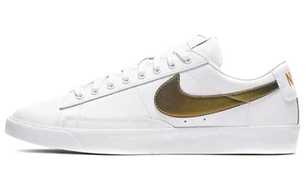 Мужские кроссовки Nike Blazer Low Premium, бело-зеленые