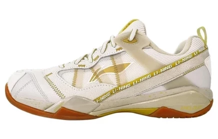 Мужские кроссовки Li-Ning Invincible, бело-золотистые
