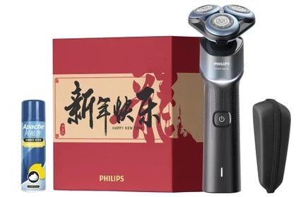 Электробритва мужская для бритья Philips X5000 серый, голубой