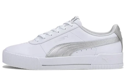 Женские кроссовки Puma Carina Meta20, бело-серебристые