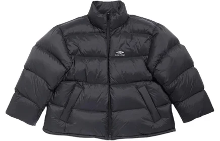 Мужская куртка Balenciaga FW24 Puffer, черная