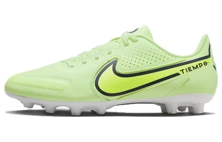 Бутсы Nike Tiempo Legend 9 Academy, салатово-белые
