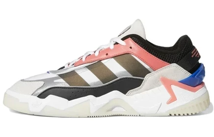 Кроссовки Adidas Niteball 2, бело-красные