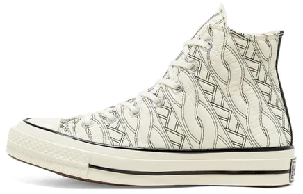 Женские кеды Converse Chuck 70 High Runway Cable, черные