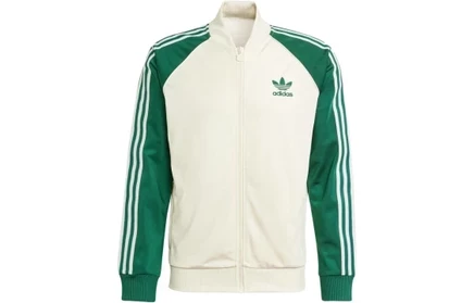 Женская куртка adidas Originals SST, бежево-зеленая