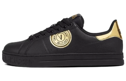 Кеды Versace Jeans Couture Court 88, черно-золотые