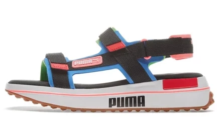 Сандалии унисекс Puma Future Rider, зелено-синие