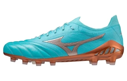 Мужские бутсы Mizuno Morelia Neo III, голубые/медные