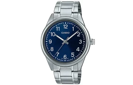Мужские часы Casio MTP-V005D-2B4, темно-синий циферблат