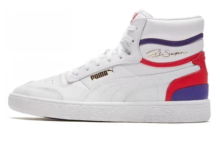 Унисекс кроссовки Puma Ralph Sampson Mid, красно-сине-белые