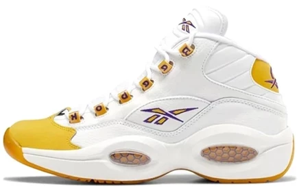 Мужские кроссовки Reebok Question Mid, жёлтые