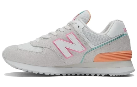 Женские кроссовки New Balance 574, персиковые
