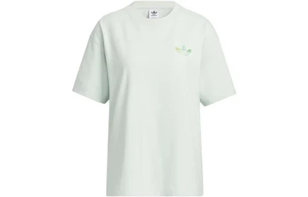 Женская футболка adidas Originals Logo Print, зеленая