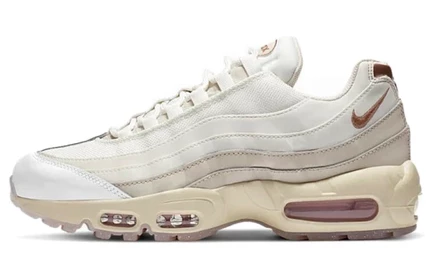 Женские кроссовки Nike Air Max 95, бело-бронзовые