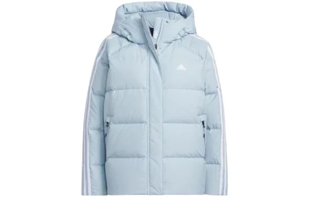 Женский пуховик Adidas, голубой