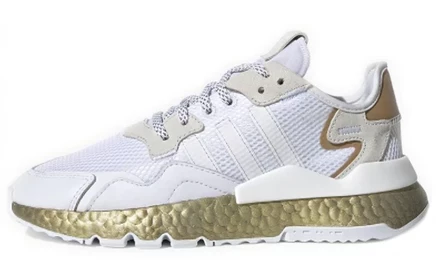 Женские кроссовки adidas Nite Jogger, бело-сиреневые