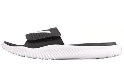 Мужские шлёпанцы Adidas Alphabounce, чёрные