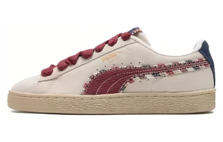 Мужские кеды Puma Suede Bz Fringe, бело-красно-синие