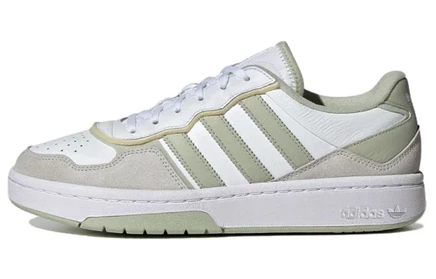 Кроссовки adidas Courtic, бело-оливковые