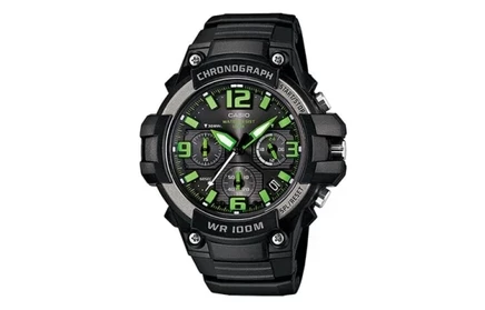 Мужские часы Casio Dress MCW-100H-3AVDF, черный циферблат