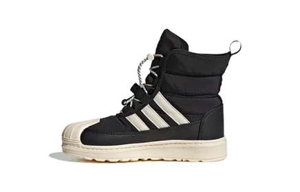 Кеды для девочек Adidas Superstar 360 2.0, черно-бежевые
