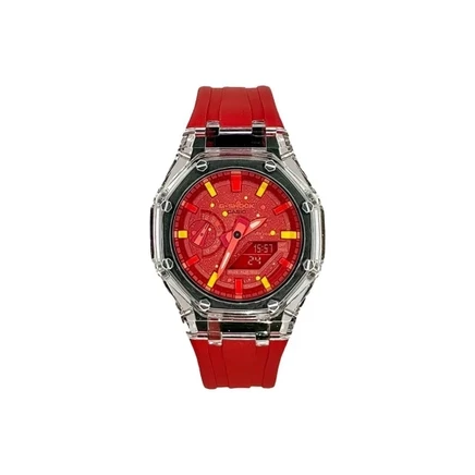 Мужские часы Casio Dual Display, красные