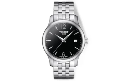Женские часы Tissot Junya, черный циферблат