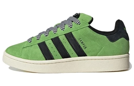 Женские кроссовки adidas Originals Campus 00s, зелено-черные